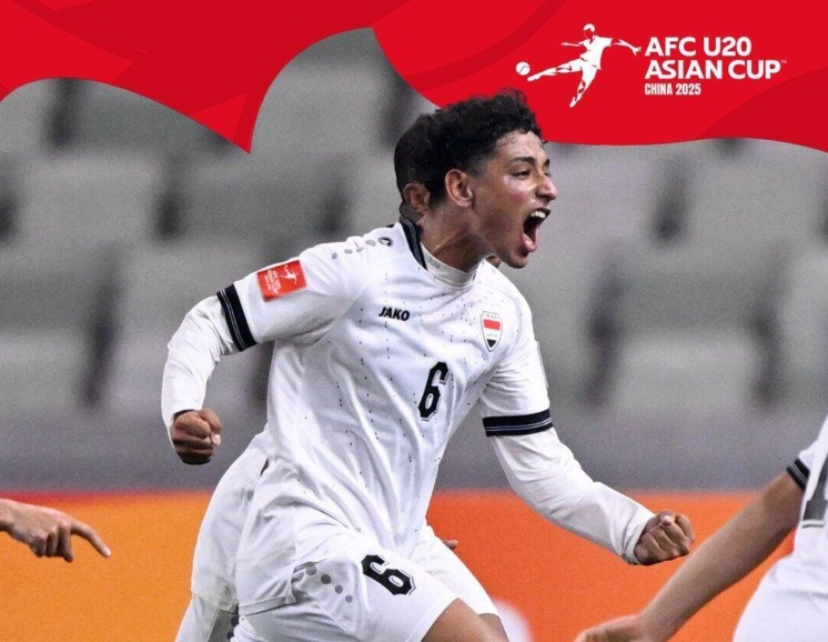 U20亞洲杯-雙方各領(lǐng)一紅牌，伊拉克1-0力克沙特升至B組榜首
