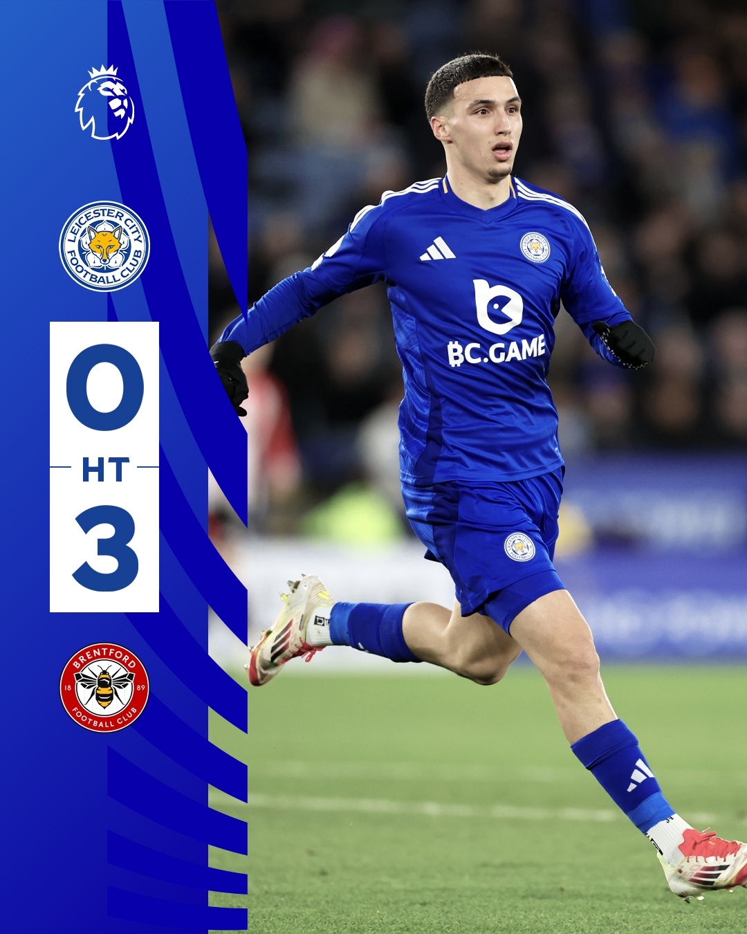 半場(chǎng)0-3！萊斯特若不進(jìn)球輸球，將主場(chǎng)6連敗0進(jìn)球創(chuàng)歷史最糟戰(zhàn)績(jī)