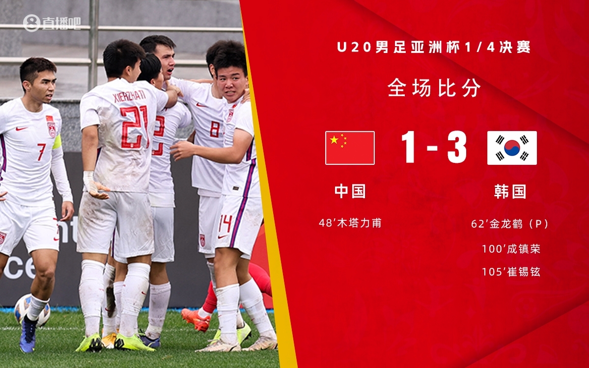 復(fù)仇！U22國足絕殺復(fù)仇韓國，2年前U20亞洲杯加時(shí)憾負(fù)無緣世青賽